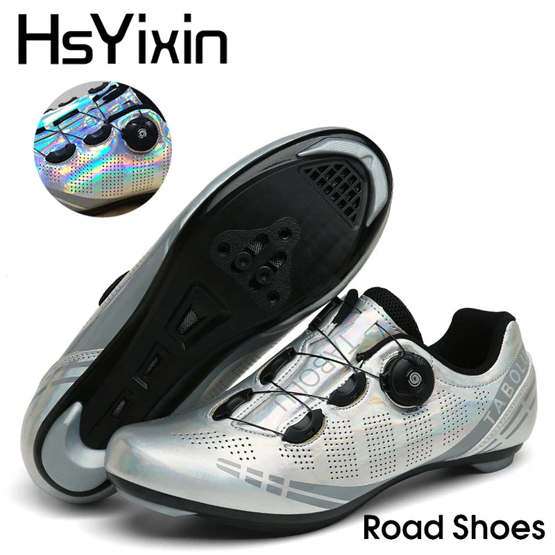 Fahrradschuhe aktualisiertes Modell MTB Fahrrad Herren Rennen Wettkampf selbstsichernd Speed Fahrrad Sportschuhe Damen Spd Cleats Radschuhe