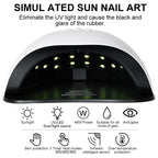 Nagelgellack-Kit mit LED-Nagellampe Semi-Permanent 27 Farben Soak Off Base & Top Coat Nagellack Maniküre-Set für Nagelstudio-Kit