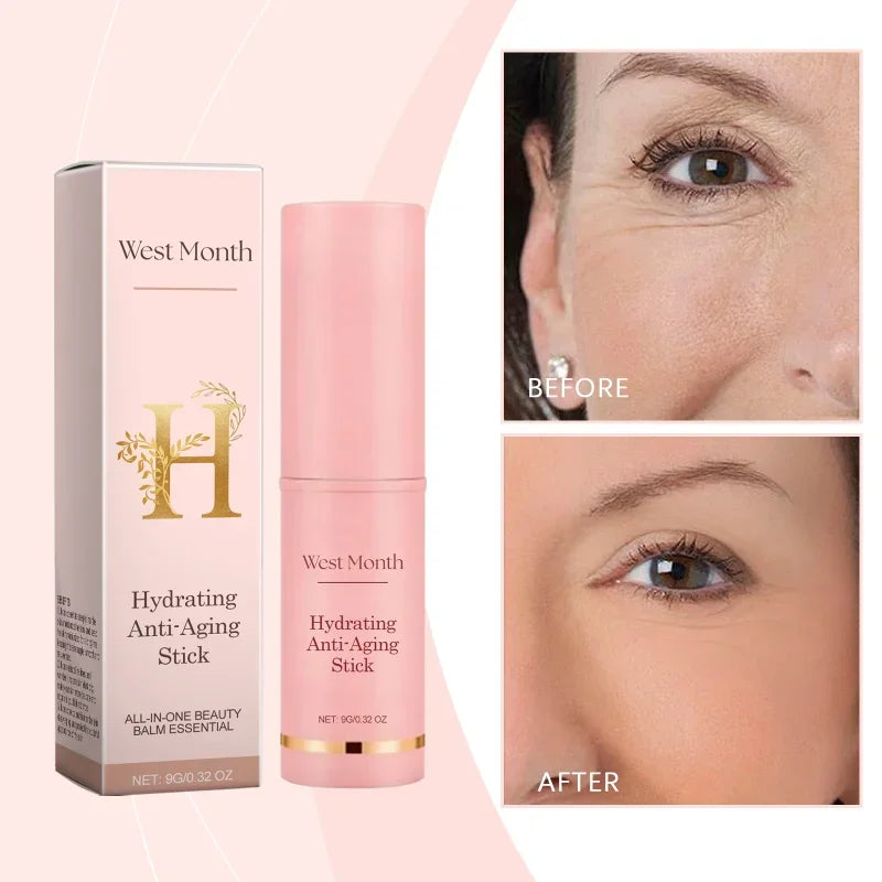 Kollagen Anti-Falten Multi Bounce Balsam Stift Sofortige Anti-Aging Straffung Anhebung Aufhellung Mattierende Gesichtshaut Feuchtigkeitspflege Kosmetik