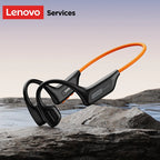 Lenovo S106 True Bone Conduction Headset Bluetooth 6.0 IPX8 Wasserdichte Kopfhörer 32GB MP3 HIFI-Ohrhörer mit Mikrofon zum Schwimmen