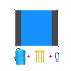 200 * 210 cm Sanddichte Stranddecke Wasserdichte Strandmatte Tragbare leichte Picknickdecke Campingmatte für Reisen Wandern Sport