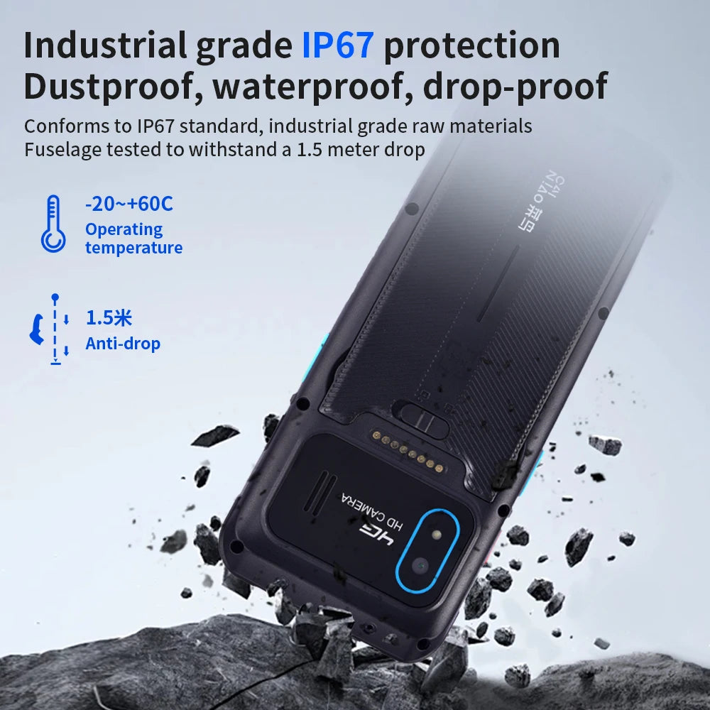 YK957 Android 2D QR Code Reader Handheld-Terminal PDA Android Barcode-Scanner mit NFC RFID-Leser Medizinische Geräte PDAs 4+64G