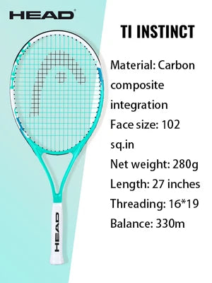 HEAD Carbon Composite Integration Tennisschläger für Anfänger Damen Herren Studenten Einzel-Trainingsschläger