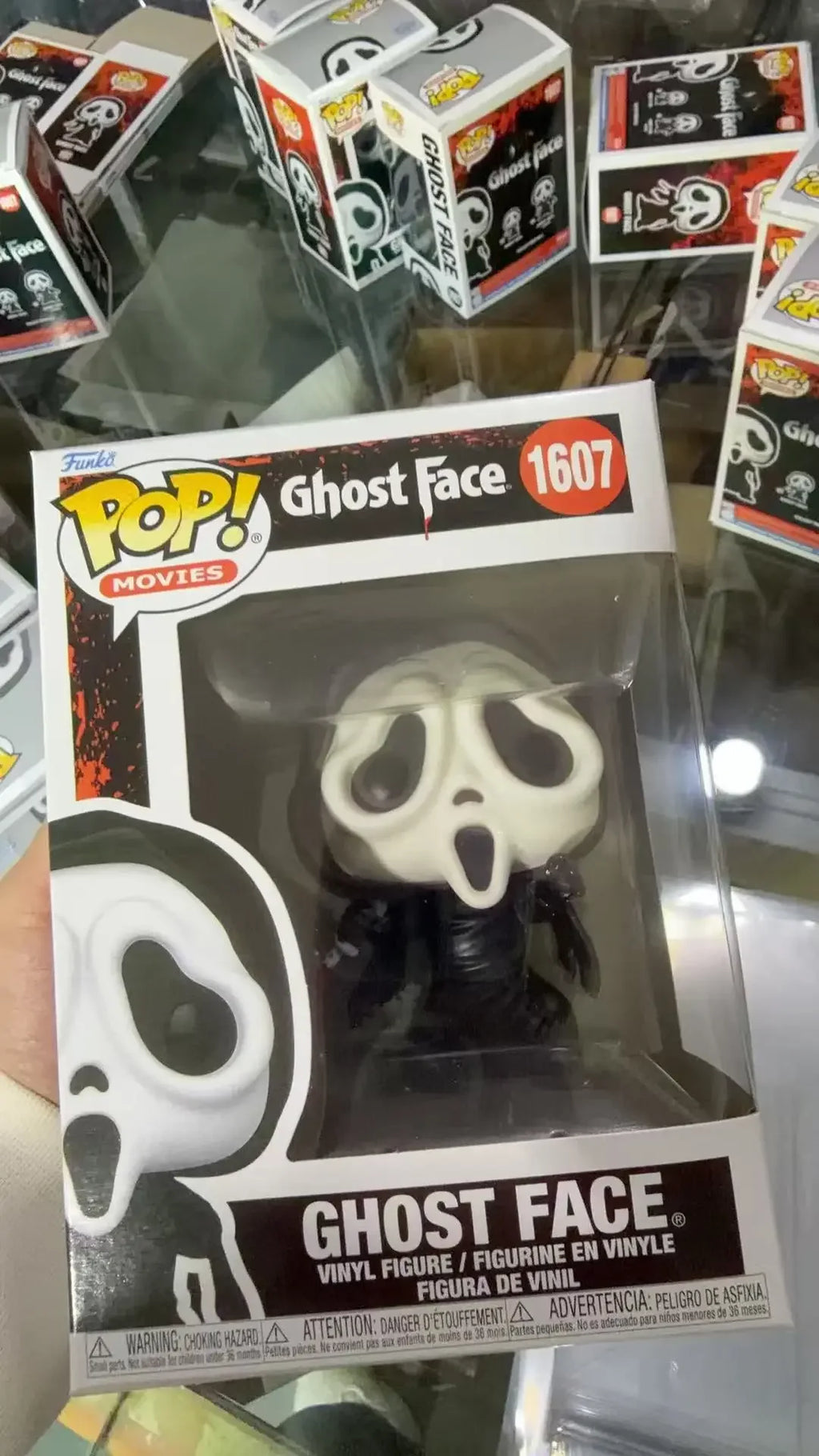 2026 FunKo Pop! Scream GhostFace #51 Blutiger Ghost Face #1607 Actionfiguren-Modell als Geburtstagsgeschenk Spielzeug