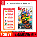 Nintendo Switch Spiel - Super Mario 3D World Bowsers Fury - 100% Offiziell Original Physische Spielekarte für Switch OLED Lite