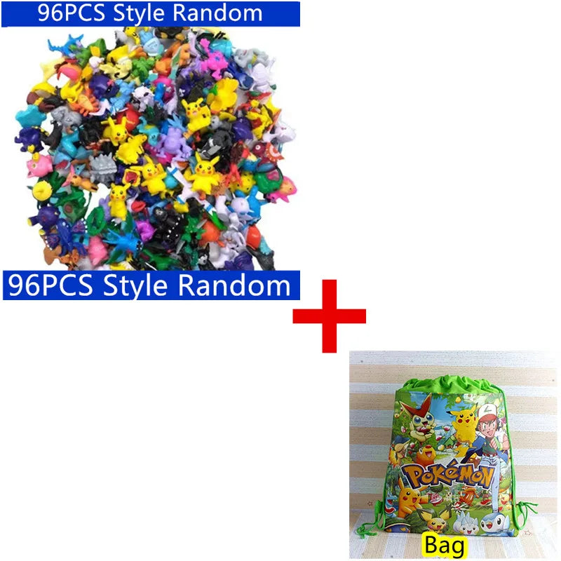 144 Anime Stil Actionfigur Modell Pokémon Figur Spielzeug Ornament Dekoration Sammlerstücke Spielzeug für Kinder Weihnachtsgeschenk