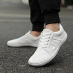FANCYLEE Klassische Damen GAT Barfuß-Sneaker Retro Wildleder Minimalistische Walkingschuhe Weite Passform Zero Drop Freizeitschuhe Größe 36-41