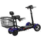 Elektrisches Vierrad-Skateboard Tragbare Elektroroller 10 Zoll 36V klappbarer Elektroroller für Behinderte und Senioren