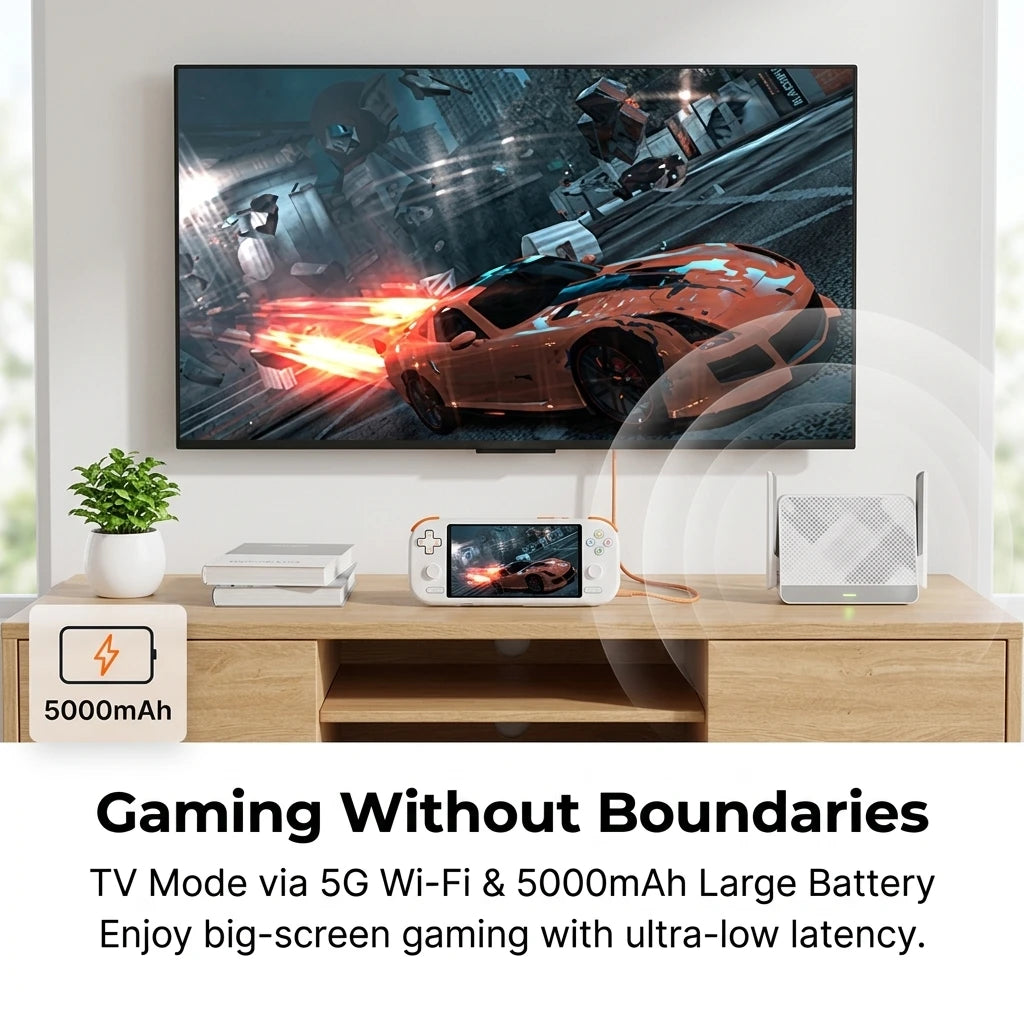 MangMi Air X Spielekonsole Android 5,5 Zoll 1080P 11-Touchscreen IPS 5000 mAh Hall-Effekt Joystick Trigger tragbare Spielekonsolen
