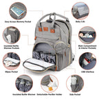 3-in-1-Wickeltaschen-Rucksack, faltbares Babybett, wasserdichte Reisetasche mit USB-Ladefunktion, Wickeltaschen-Rucksack mit Wickelbett, 3 Typen