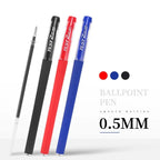 Gelstifte Set 0,5 mm Schwarz Blau Rot Nachfüllung Gelstift Rundspitze Schul- & Bürobedarf Schreibwaren Kawaii Zubehör Schreibwaren