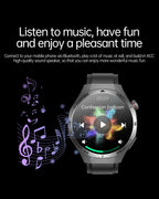 2026 Neue Smartwatch für Pflegeberufe mit EKG+PPG Gesundheitsanalyse Blutdruck Lipide Harnsäure Drahtlose HD-Anruf Smartwatch Herren Damen