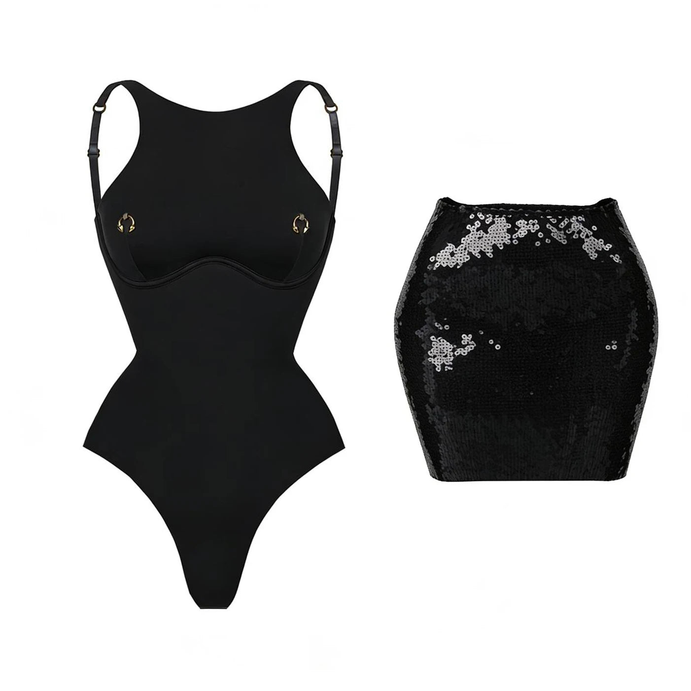 2026 2tlg. sexy Damen-Badeanzug, einteilig, weibliche Bademode, unifarben, Biquini, hoch geschnitten, Monokini, Push-Up-Badeanzüge, Strandmode