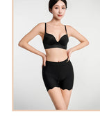 2er-Pack Nahtlose Sicherheits-Shorts Damen Eisseide Sommer Anti-Scheuer Unterwäsche Boxershorts Unterrock-Slip Übergröße Kurze Leggings 40-100kg