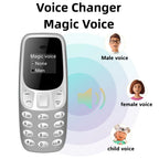 SERVO BM10 Mini-Handy 2 SIM-Karten Bluetooth-Kopfhörer Stimmwandler Dialer Geringe Strahlung Tonaufnahme Kleines Mobiltelefon