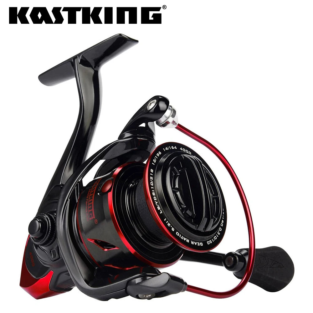 KastKing Sharky III Innovative wasserdichte Spinnrolle 18KG Max. Bremskraft Angelrolle zum Barsch- Hechtangeln