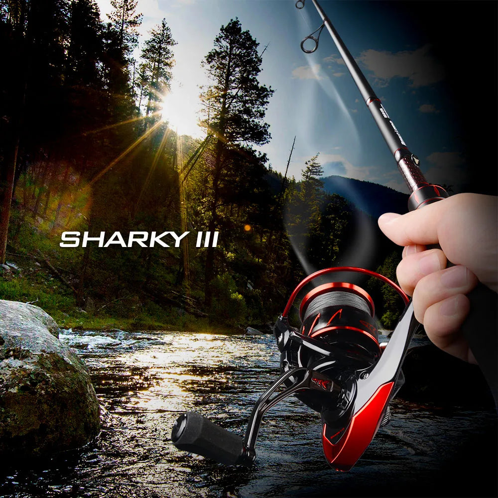KastKing Sharky III Innovative wasserdichte Spinnrolle 18KG Max. Bremskraft Angelrolle zum Barsch- Hechtangeln