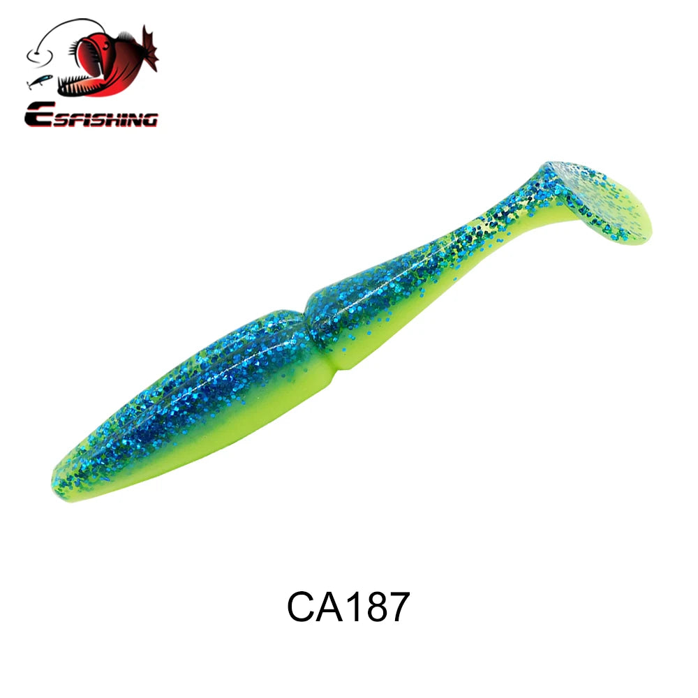 ESFISHING Angelköder Easy Shiner 100mm125mm155mm 200mm pesca isca artificial Silikonköder Leurre Souple Hecht Barsch