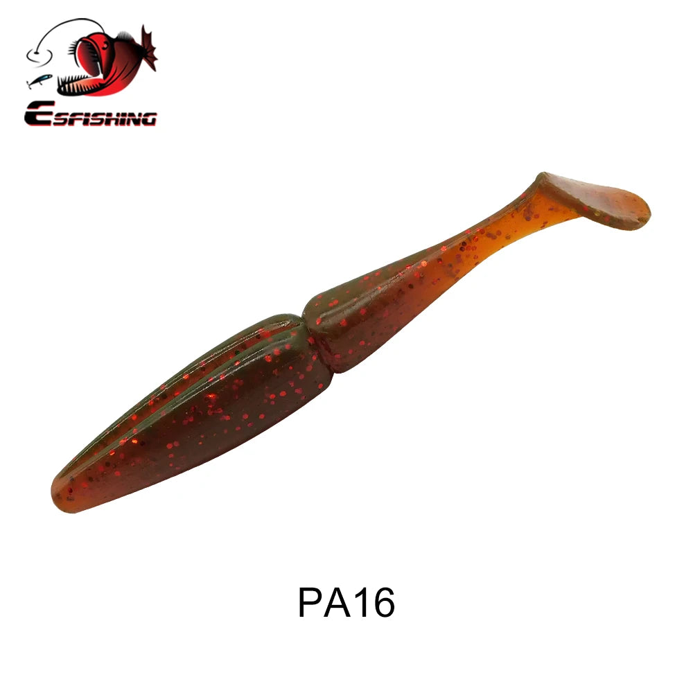 ESFISHING Angelköder Easy Shiner 100mm125mm155mm 200mm pesca isca artificial Silikonköder Leurre Souple Hecht Barsch