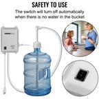 SucceBuy Flaschenwasser-Dosierpumpe mit PE-Schlauch 3,8 L/Min 2,8 bar für Kaffee-/Teemaschine Wasserspender Kühlschrank Eisbereiter