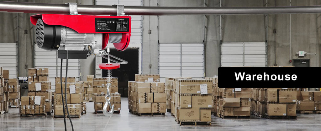 SucceBuy 250kg Elektrischer Hebezug Tragbarer Kran Heber Decken-Garagenwinde mit kabelgebundener/kabelloser Fernbedienung für Auto, Garage, Boot