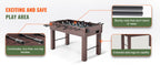 SucceBuy 55 Zoll Kicker Standardgröße Kicker Indoor Kicker in voller Größe für Zuhause, Familie und Spielzimmer