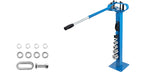 SucceBuy YP-38 Bodenmontierter Rohrbieger mit 7 Gesenken Multifunktionaler Rohrbieger mit 112 cm Teleskop-Gummigriff für Kupfer- und Stahlrohre