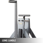 SucceBuy Manuelle Rohrbiegemaschine 1-1/2 Zoll für Baustahl und Kupfer, einstellbarer manueller Bieger für Vierkant- und Rechteckrohre