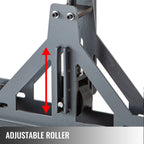 SucceBuy Manuelle Rohrbiegemaschine 1-1/2 Zoll für Baustahl und Kupfer, einstellbarer manueller Bieger für Vierkant- und Rechteckrohre