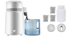 SucceBuy 4L Wasserdestilliergerät Reiniger Filter Spender Heizung Trinkflasche Enthärter 304 Edelstahl Haushaltsgerät